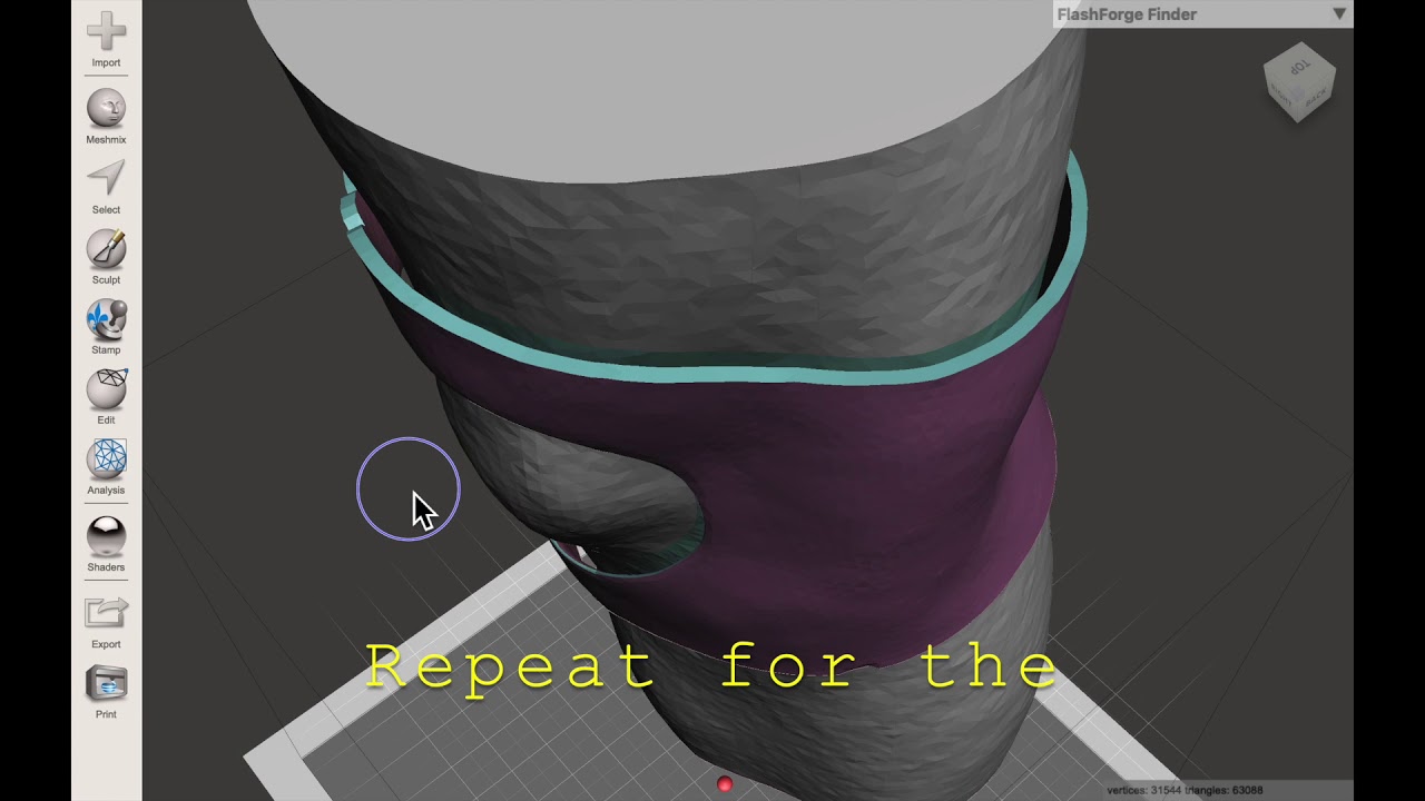How to Create a Custom-Fit Knee Brace in Meshmixer