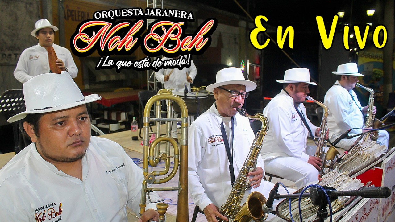 🎶VAQUERIA Tecoh 2025🕺Orquesta Jaranera Noh Beh EN VIVO 💃Jaranas Yucatecas 🔥Mix LO MEJOR para bailar
