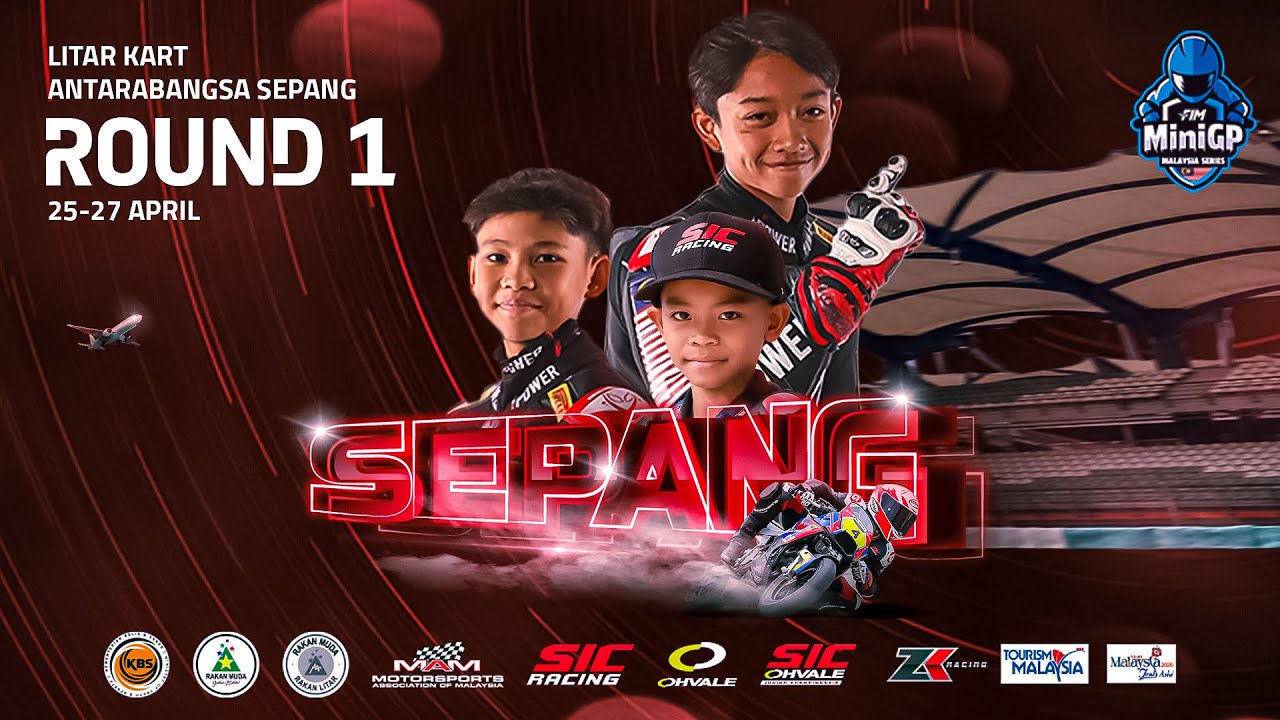 🔴[LIVE] FIM MINIGP SERIES ROUND 1 - SEPANG, SELANGOR