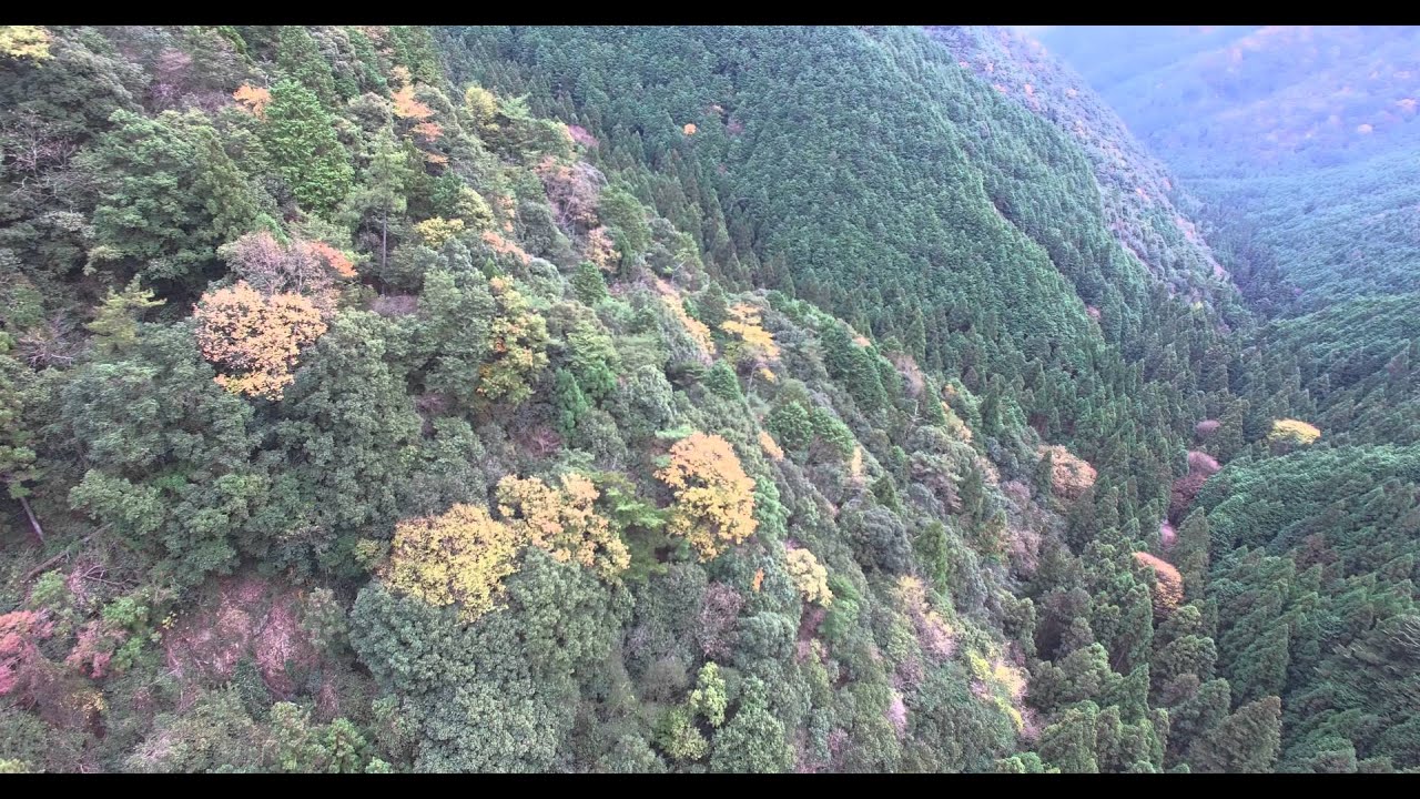 七種の滝　空撮