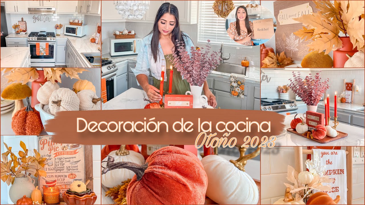 Decoracion de la Cocina Otoño 2023🍁 Ideas de decoracion para Otoño🍁 Kitchen Fall Decor🍁 RedChef