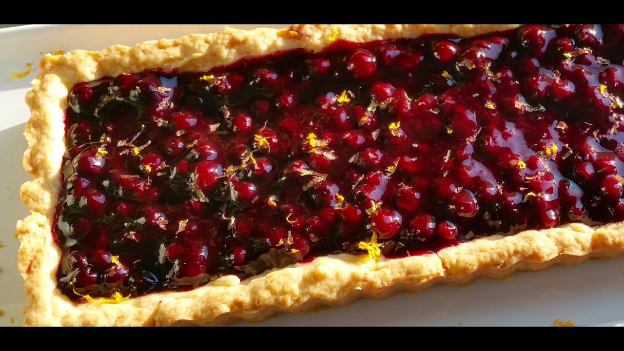 Blueberry Tart with Shortbread Cookie Crust | Doug Cooking