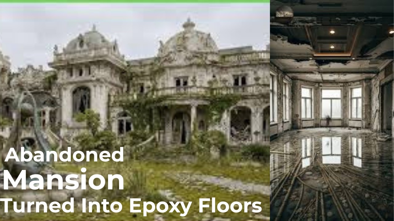 Abandoned Mansion Transformed with Stunning Epoxy Floors
