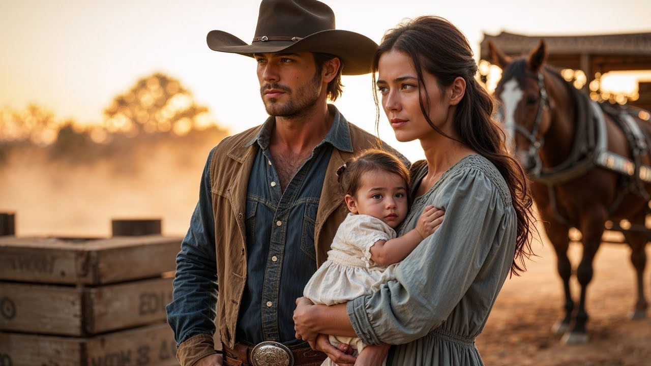 Sie wurde mit einem Baby verkauft – der Cowboy sagte: „Ich werde Vater und Ehemann zugleich“