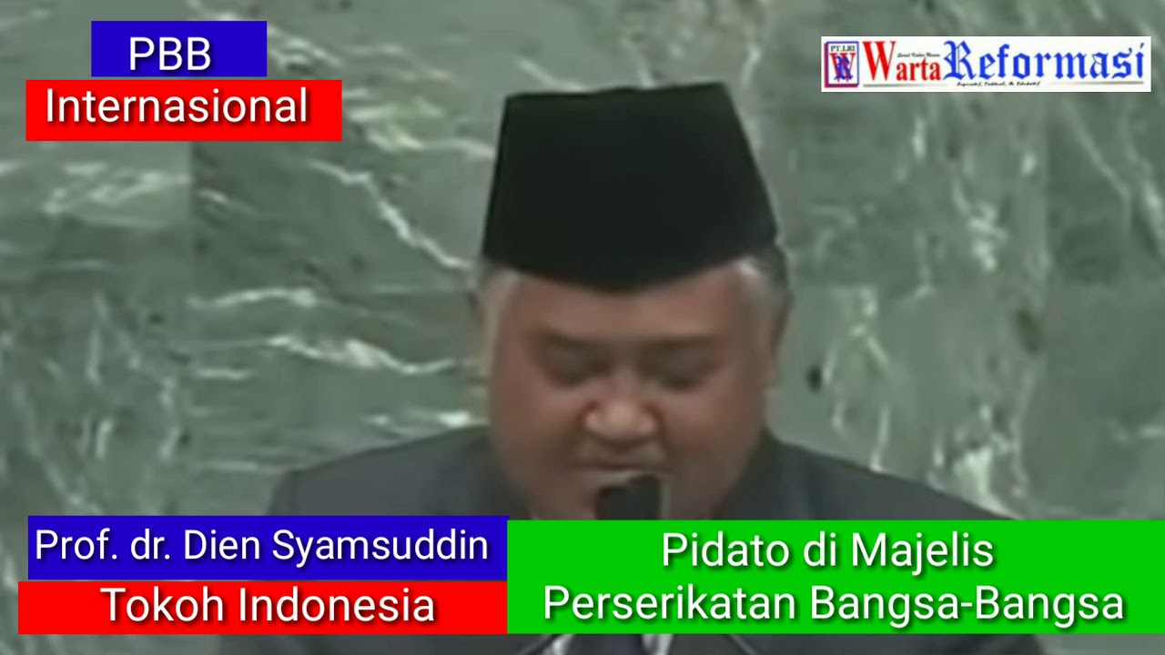 Prof. dr. Dien Syamsuddin Sampaikan Permasalahan HAM ke PBB