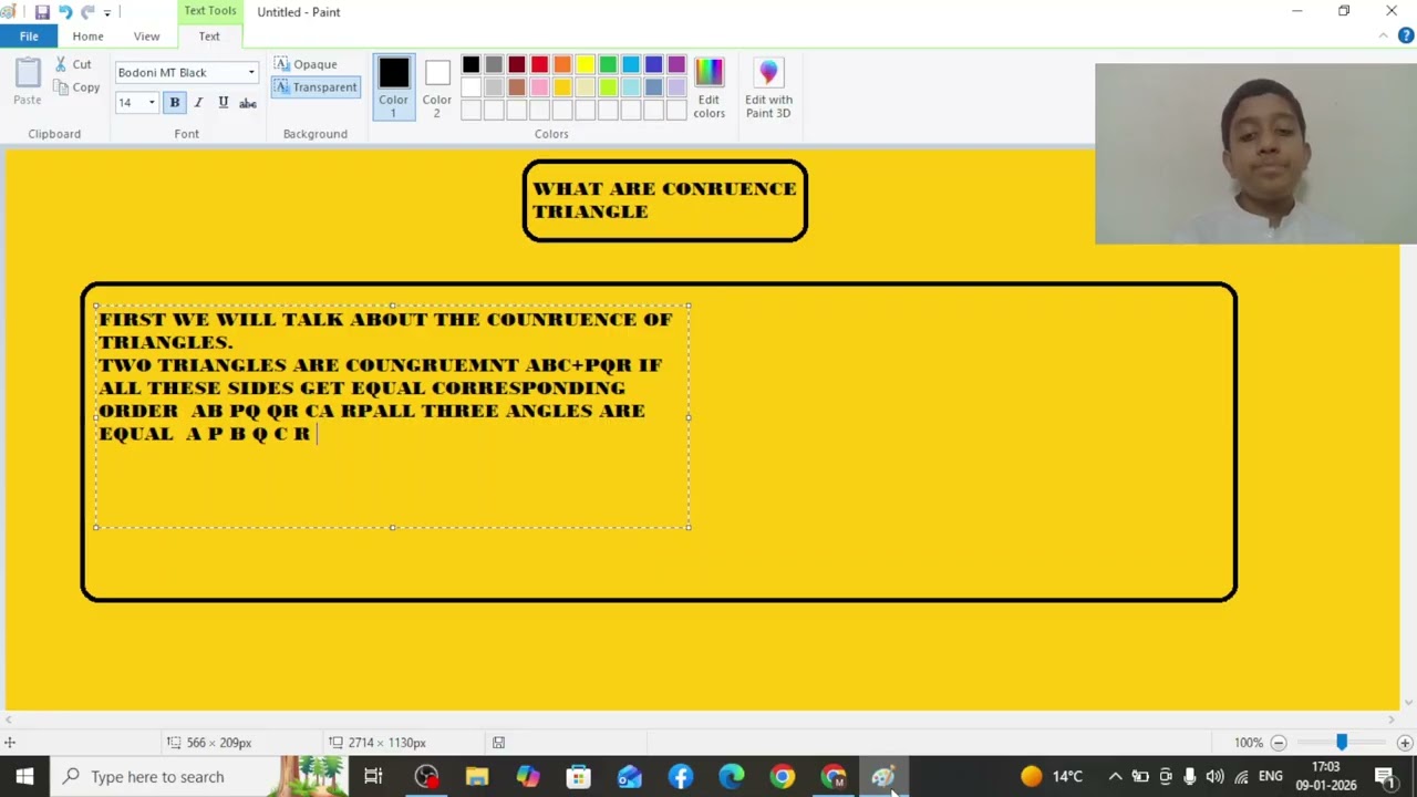 What are coungruence triangle in maths?