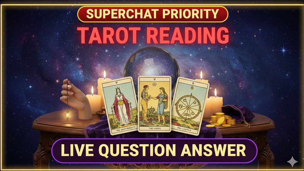 The most accurate tarot live reading 🤯 Superchat Priority 💰
