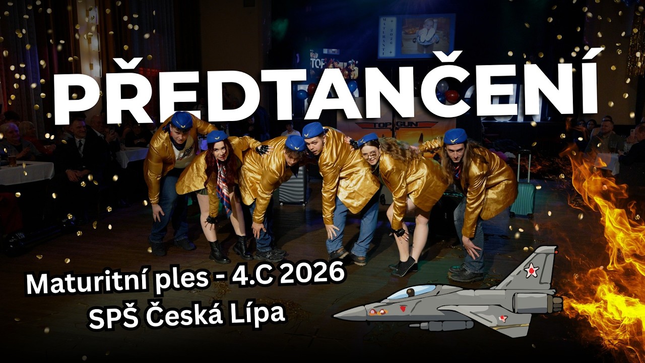 Předtančení TOP GUN | SPŠ Česká Lípa 4.C 2026