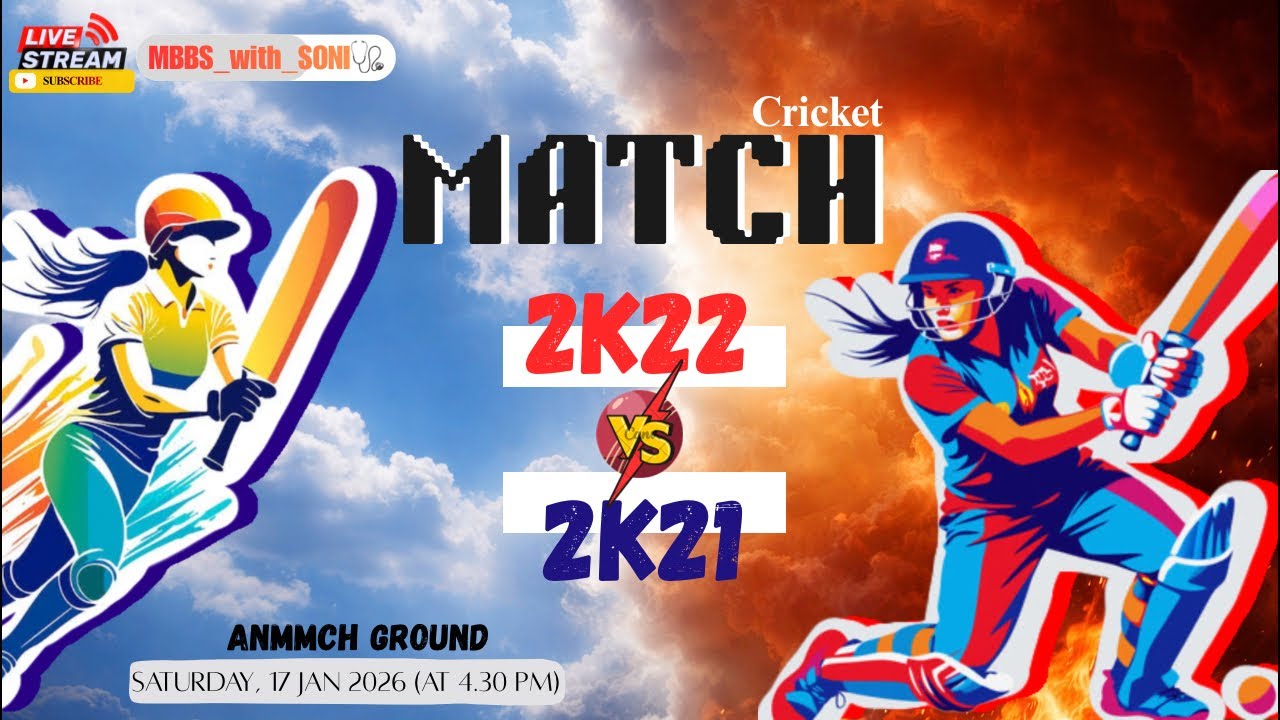Girls Cricket Match LIVE 🔴 | MBBS 2022 vs 2021 | 2nd innings #livestream #trending #cricket