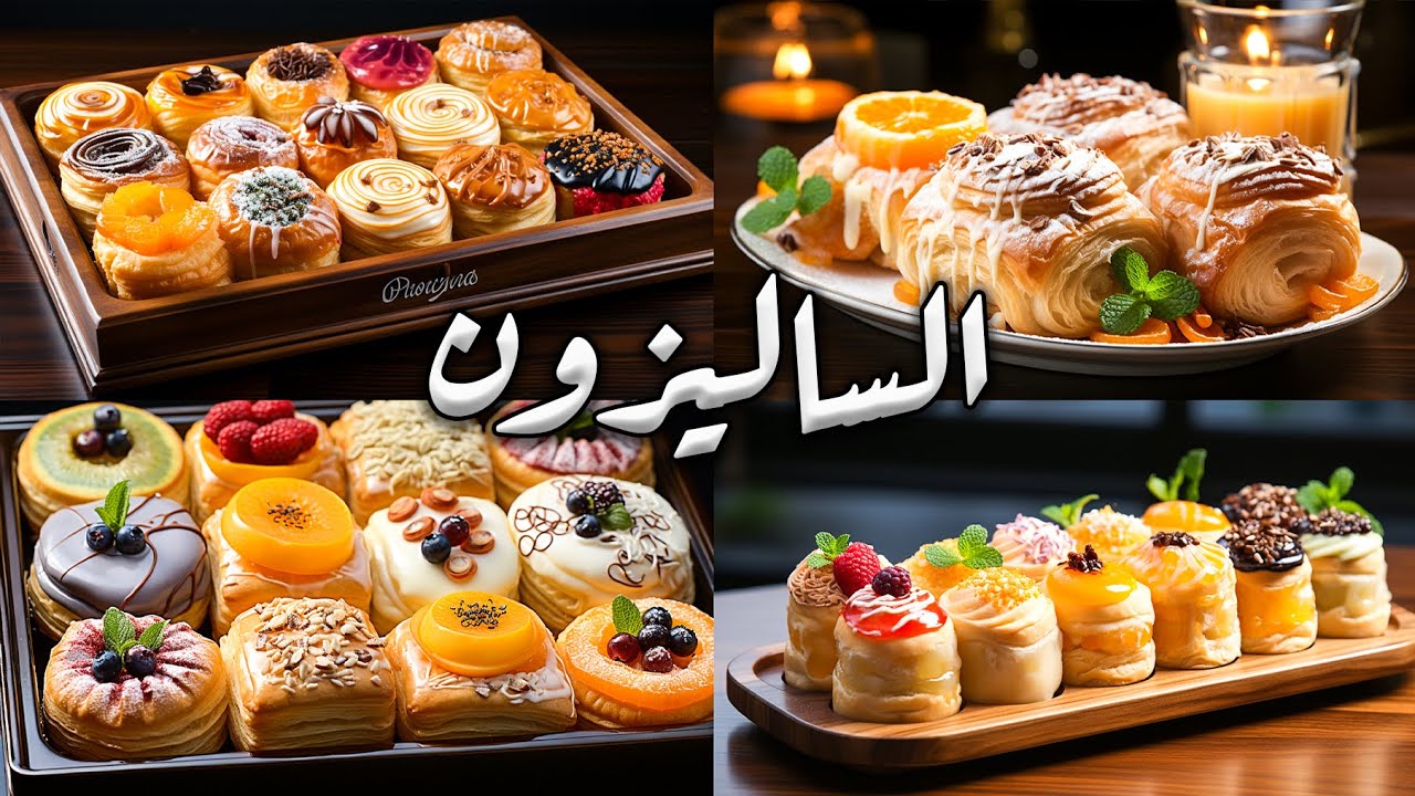 أسهل طريقة لعمل الساليزون بالمنزل | ساليزون المحلات🥨تشكيلة من المعجنات للحفلات وأعياد الميلاد