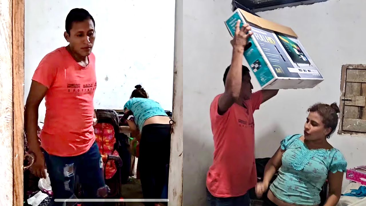 9:PM urgente Ladrones intentan Robarle la TV a pelón😱