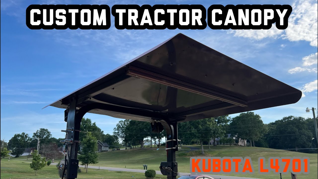Навес для трактора (Франкенштейн) KUBOTA L4701. Как сделать навес для трактора своими руками! #pi...