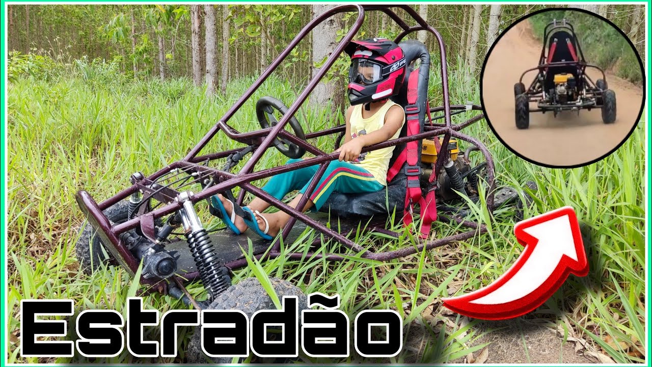 Pegando o estradão com kart cross!!!