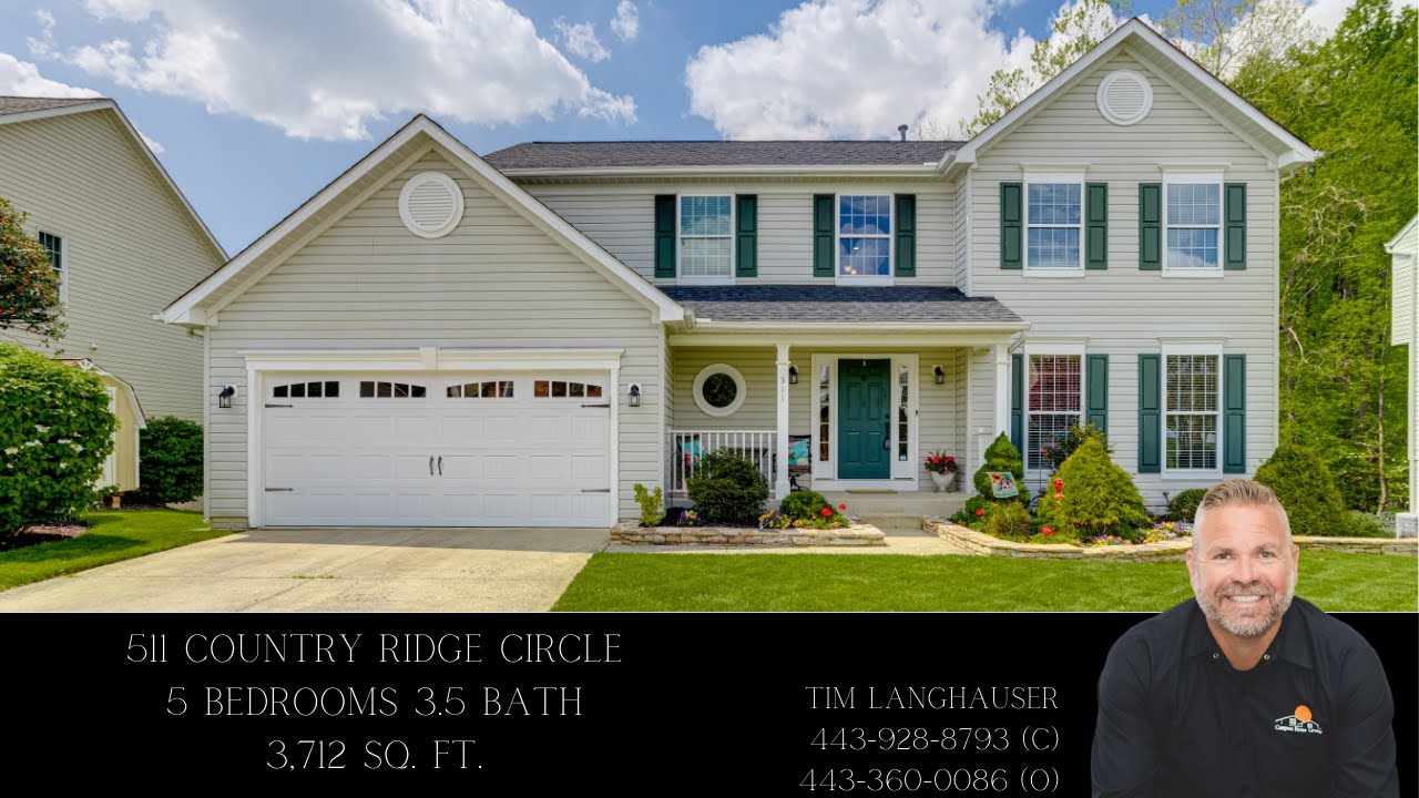 511 Country Ridge Circle Bel Air MD 21015 Listed for Sale by Tim Langhauser of Compass Home Group