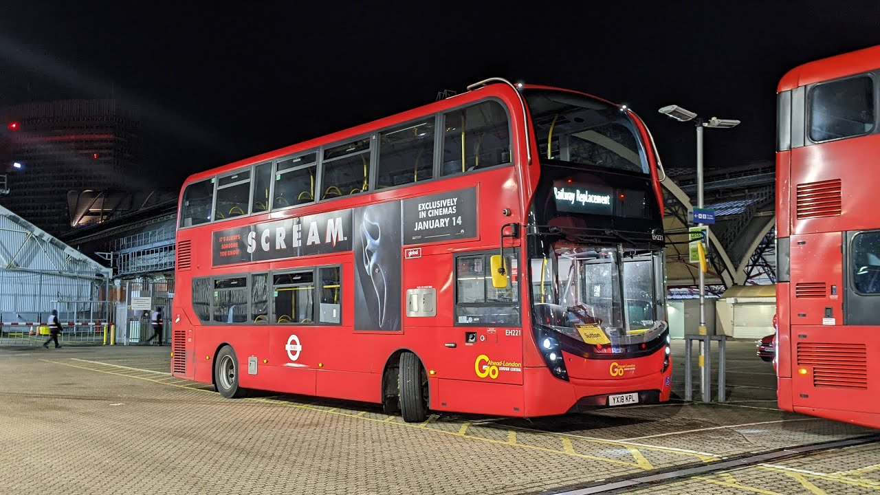 Route Visual: Southern Rail Replacement - London Victoria To Sutton Station | EH221 (YX18KPL)