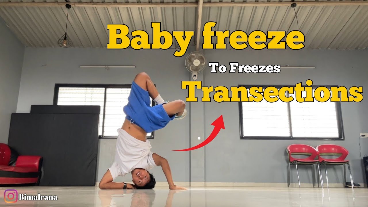 Baby freeze to Freezes transition |bboy tutorial by bimal rana