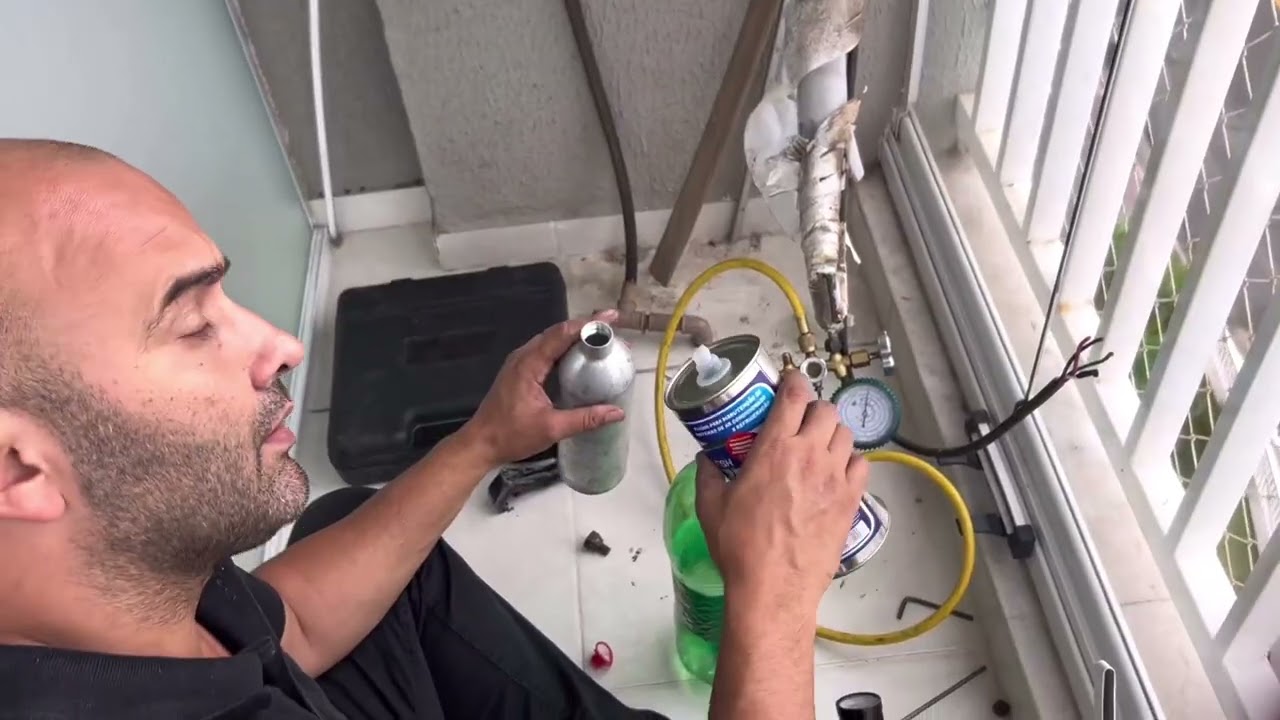 Como Limpar Tubulação Embutida Para instalação de ar condicionado Novo Flesh Air