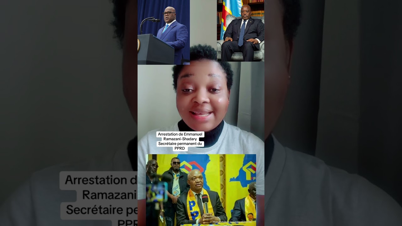 Urgent : Arrestation de Emmanuel Ramazani Shadari Secrétaire permanent du PPRD 