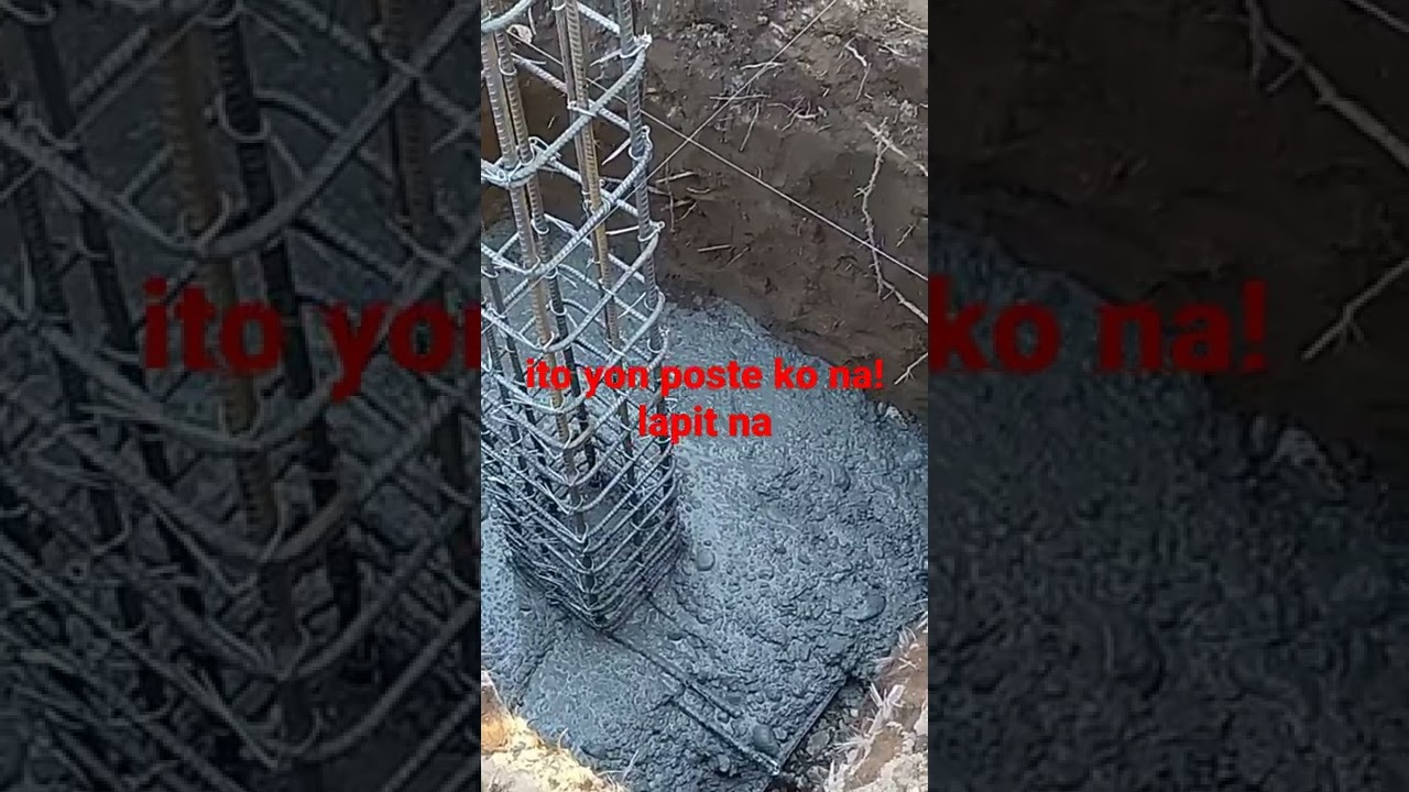 house foundation| poste pa lang ng bahay ko
