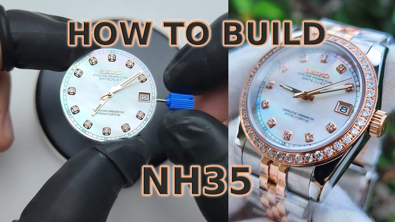 Сборка Datejust 36mm Seiko | Пошаговая модификация NH35