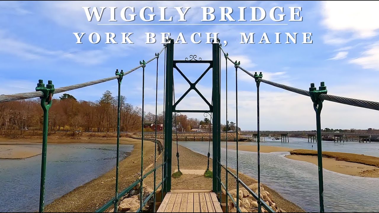 Wiggly Bridge & Fisherman's Walk [York Beach, ME] - 4K Scenic Relaxing Walking Tour with Binaural 🎧