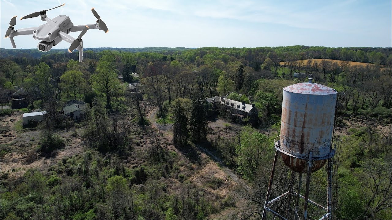 Exploring the  abandoned Sleighton Farm School By Drone - DJI Air 2s
