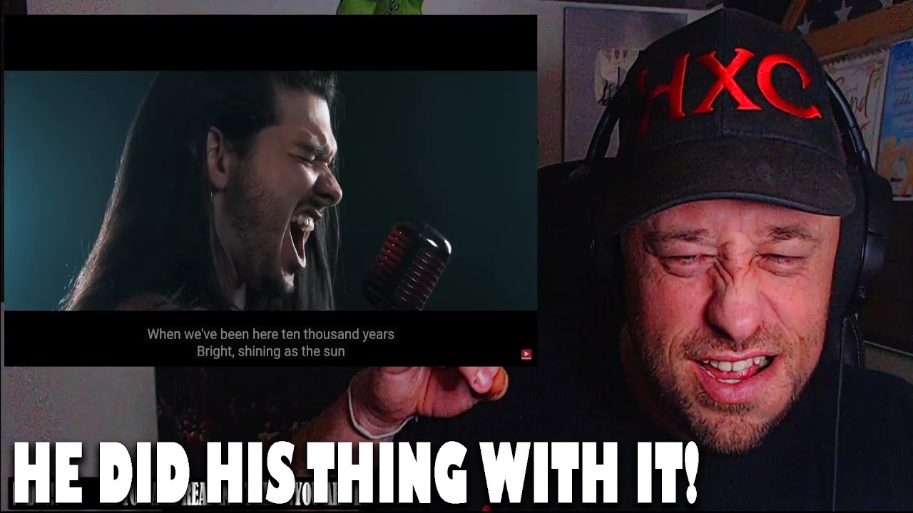 Metal singer performs 