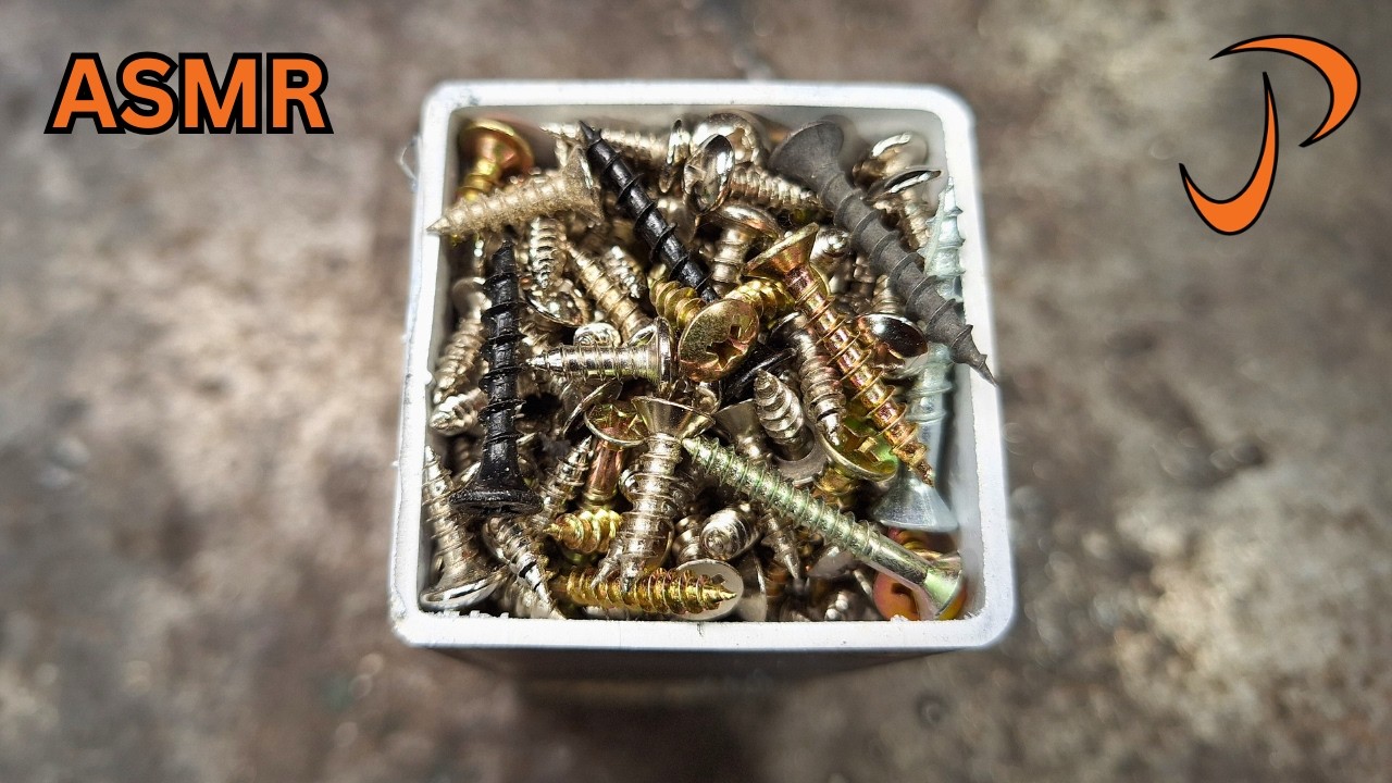 Forging a Knife From Screws - Damascus Pattern Revealed