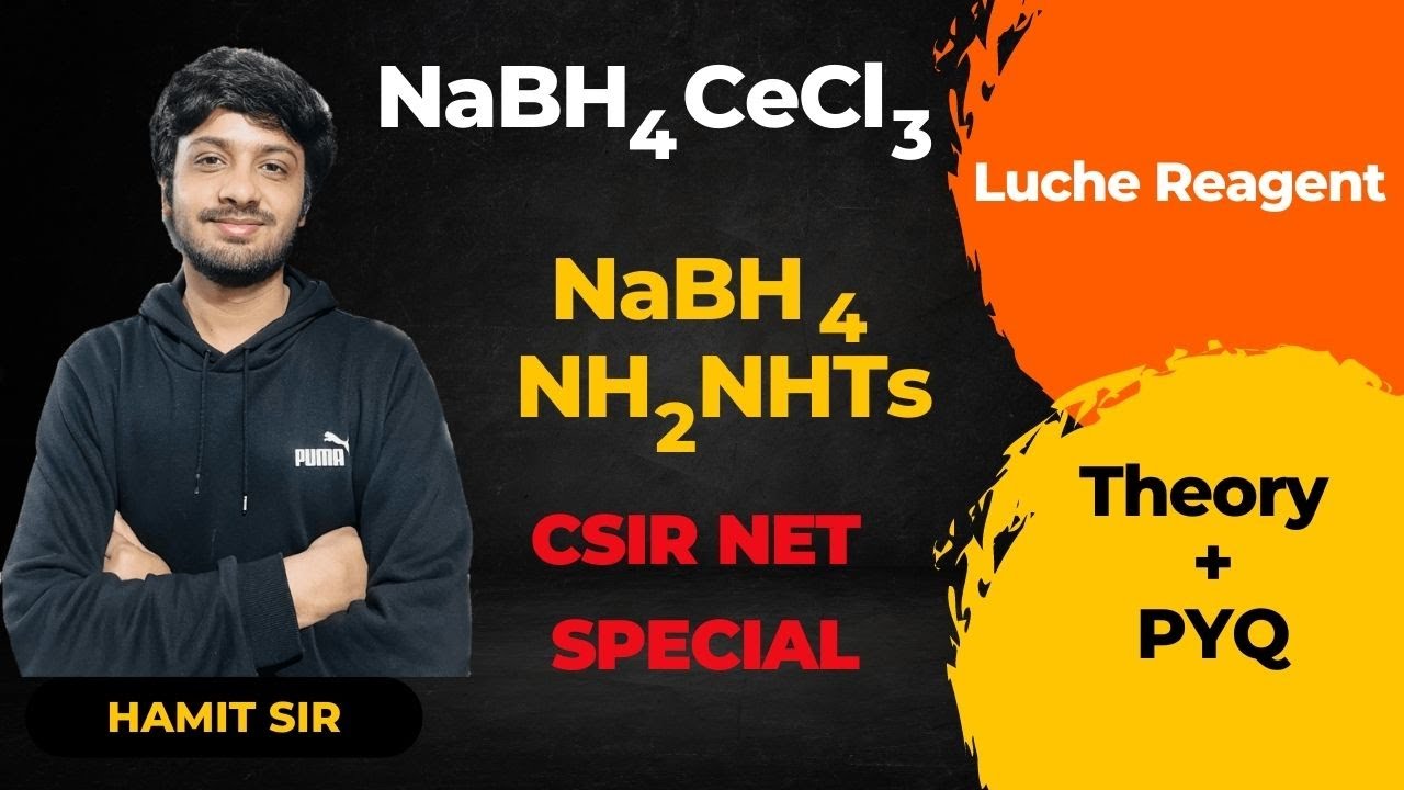 CSIR NET SPECIAL | Reagent Series | NaBH4 | Luche Reagent| HAMIT SIR |Theory + PYQ |Quanta Chemistry
