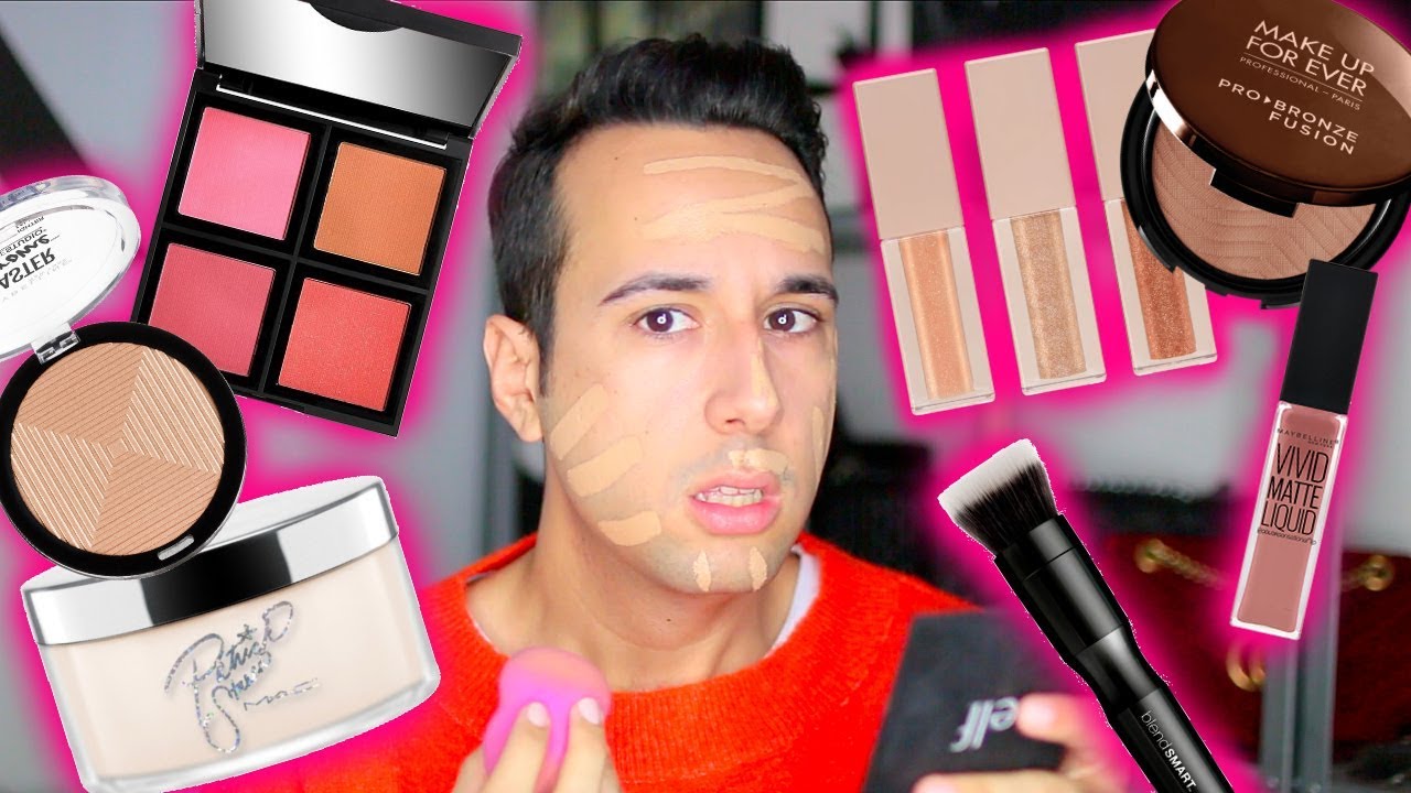 PROBANDO MAQUILLAJE NUEVO!! ♡ BROCHA QUE GIRA, KIM KARDASHIAN, ELF & MÁS