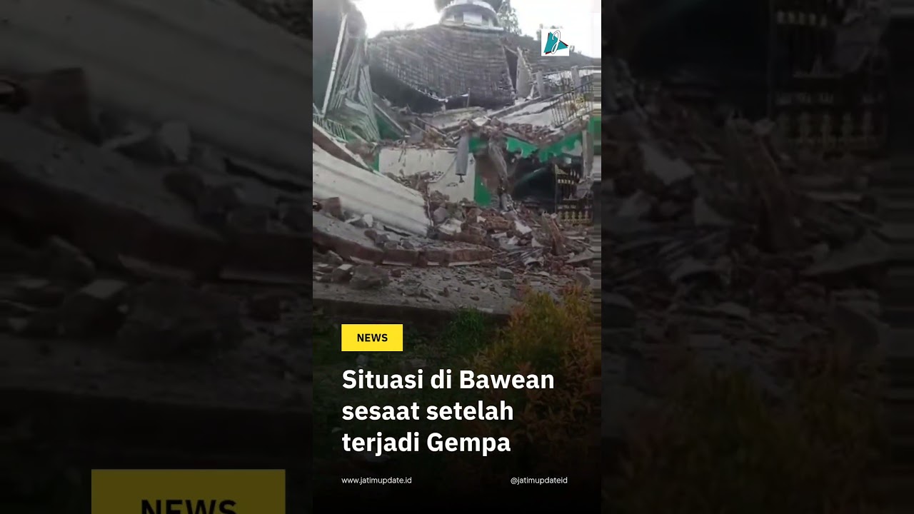 Situasi sesaat setelah terjadi Gempa di Bawean #jatimupdate #beritaterkini #gempa #baweanviral