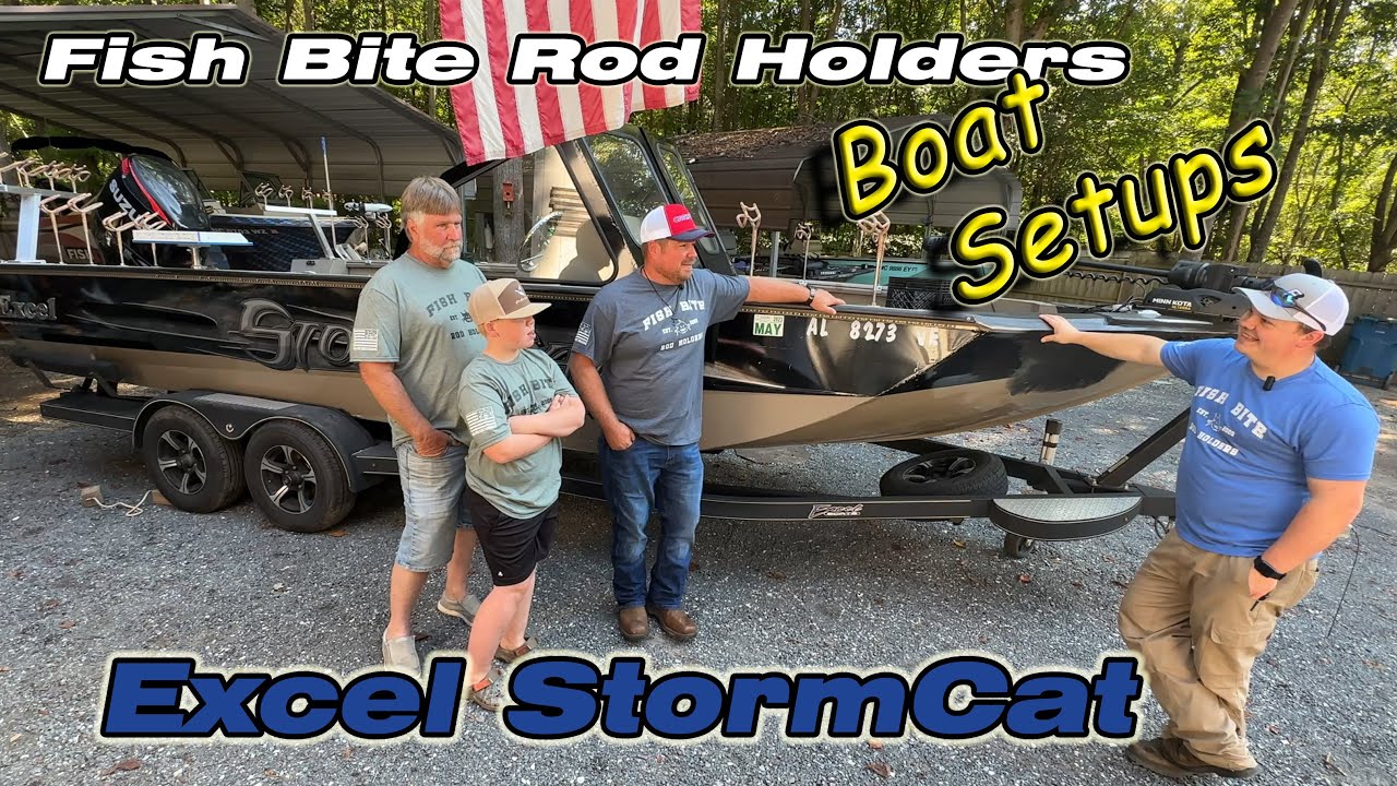 Express StormCat Setup: Fish Bite Rod Holders
