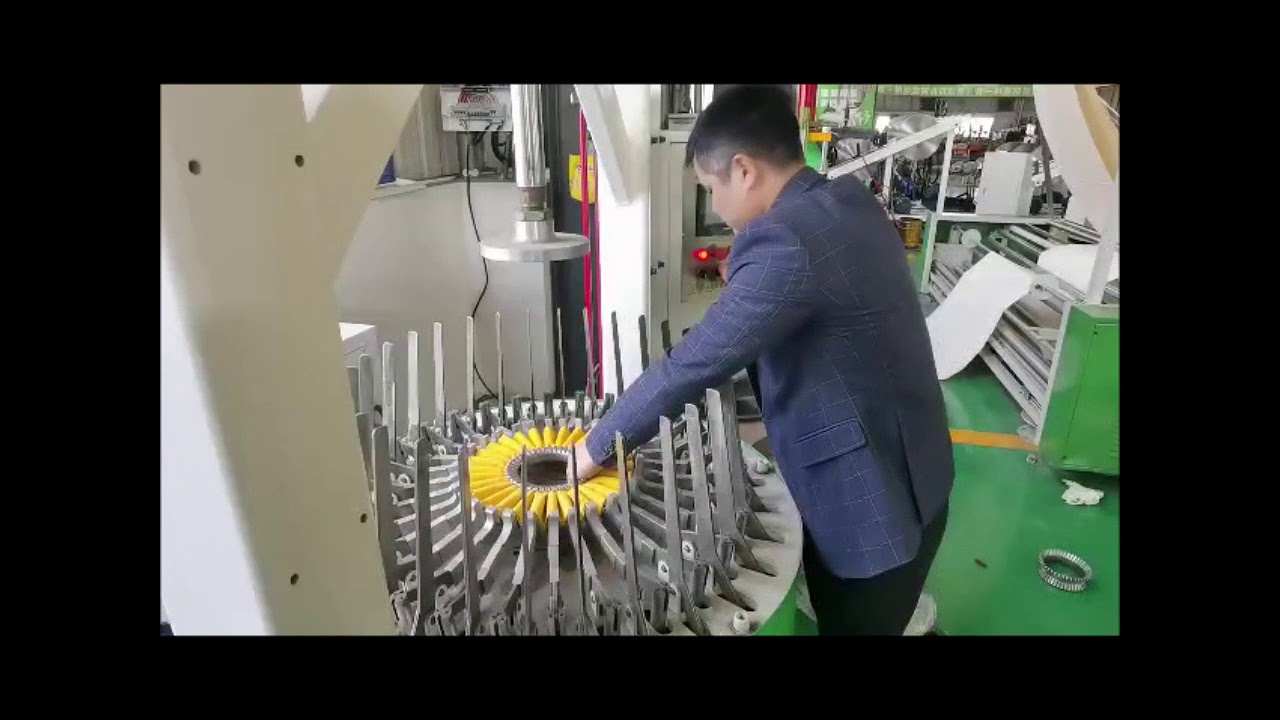 32 Weave Airflow Buffing Wheel Making Machine,test for Canada Client