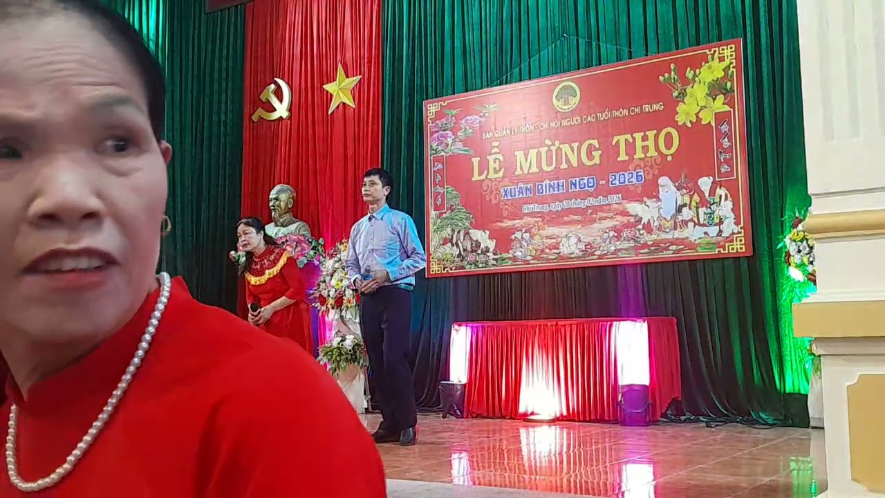 Văn nghệ chào mừng Lễ Mừng Thọ thôn Chi Trung năm 2026 xuân Bính Ngọ