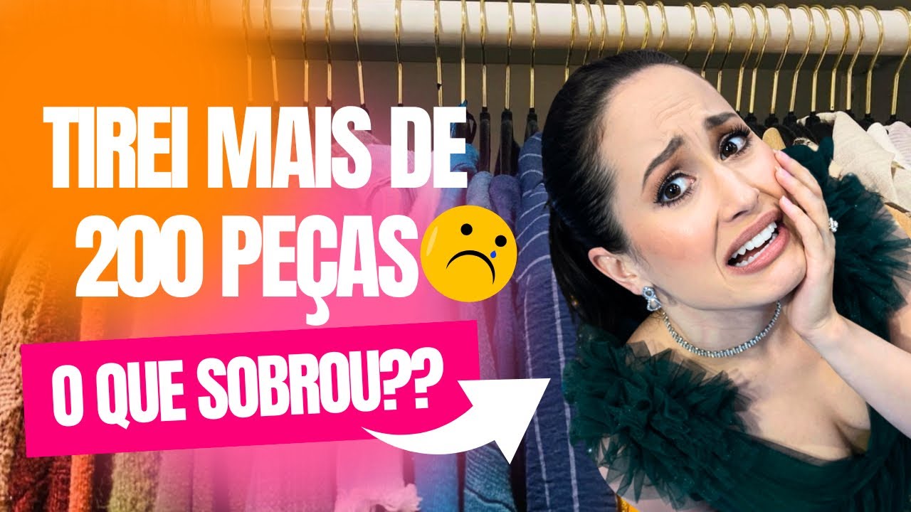 Antes & Depois: Limpeza de Guarda-Roupa Rumo ao Essencialismo