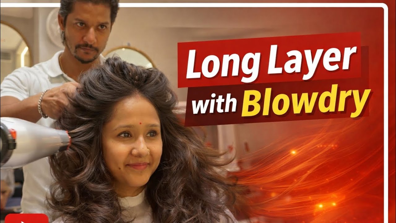 Long Layer Haircut ✂️ | Perfect Blowdry Volume & Bounce