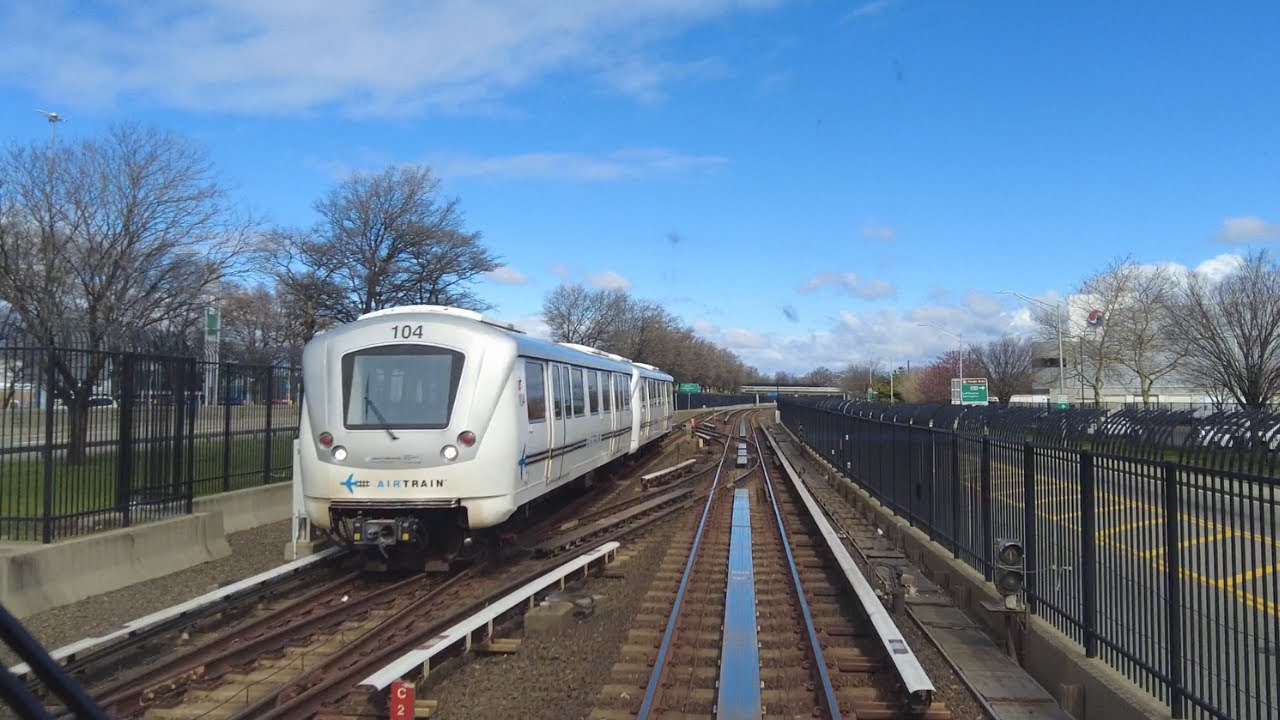 JFK AirTrain Round Trip Head End View - LIRR Jamaica Station and Return - 4/6/2024