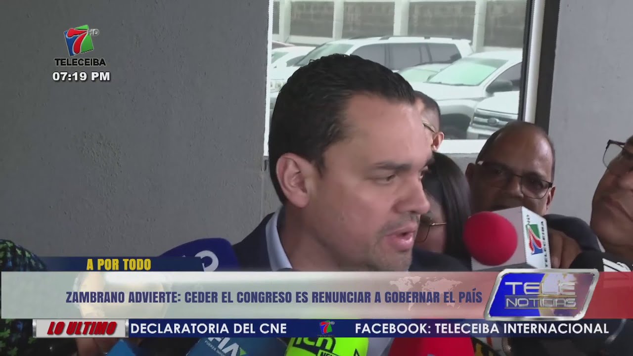 Tom&aacute;s Zambrano advierte: ceder el Congreso es renunciar a gobernar el pa&iacute;s
