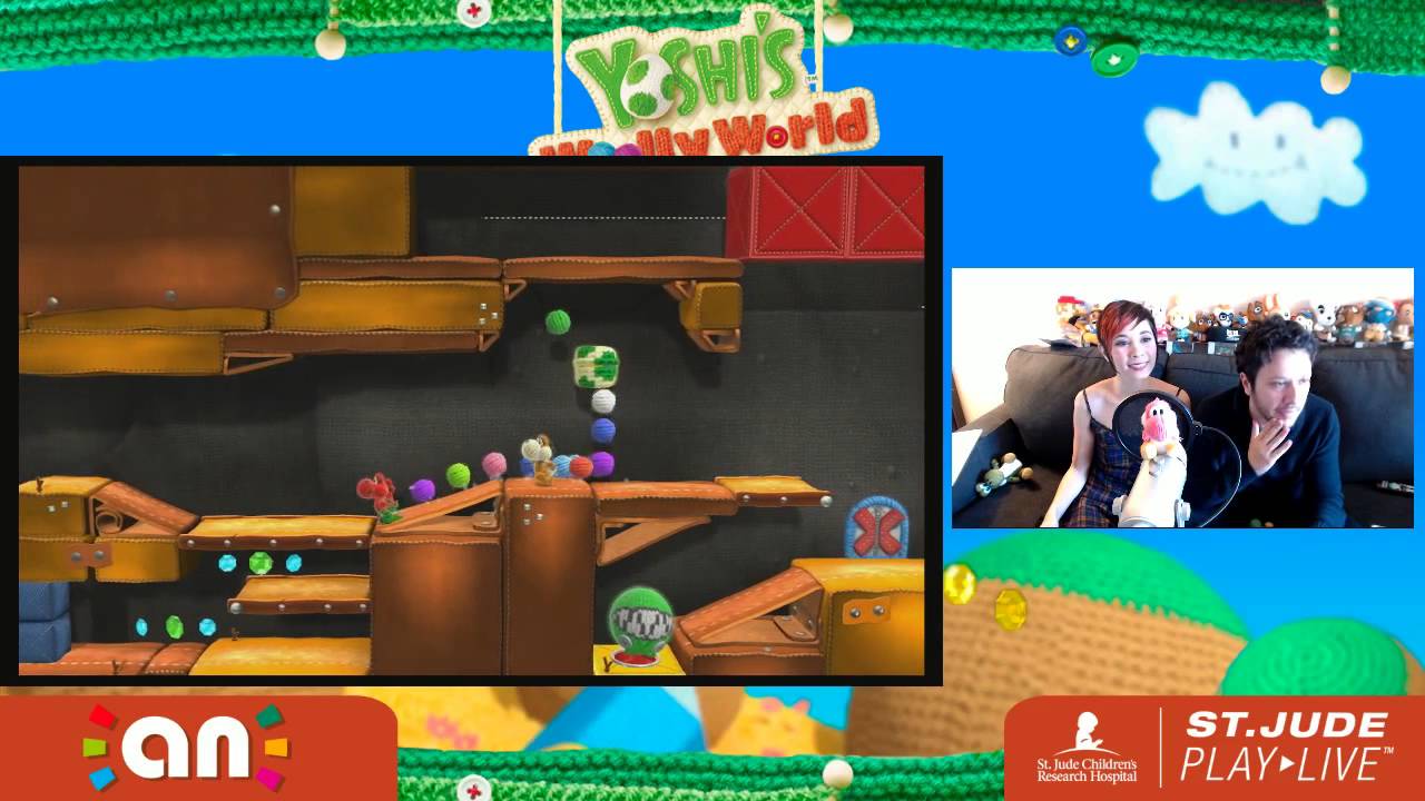 Amiibo News Plays: Yoshi's Woolly World for St. Jude