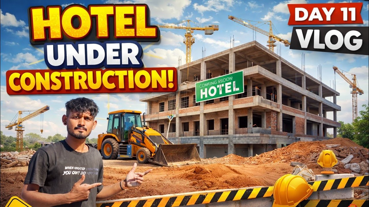 Day11 HOTEL CONSTRUCTION VLOG 2025 😀