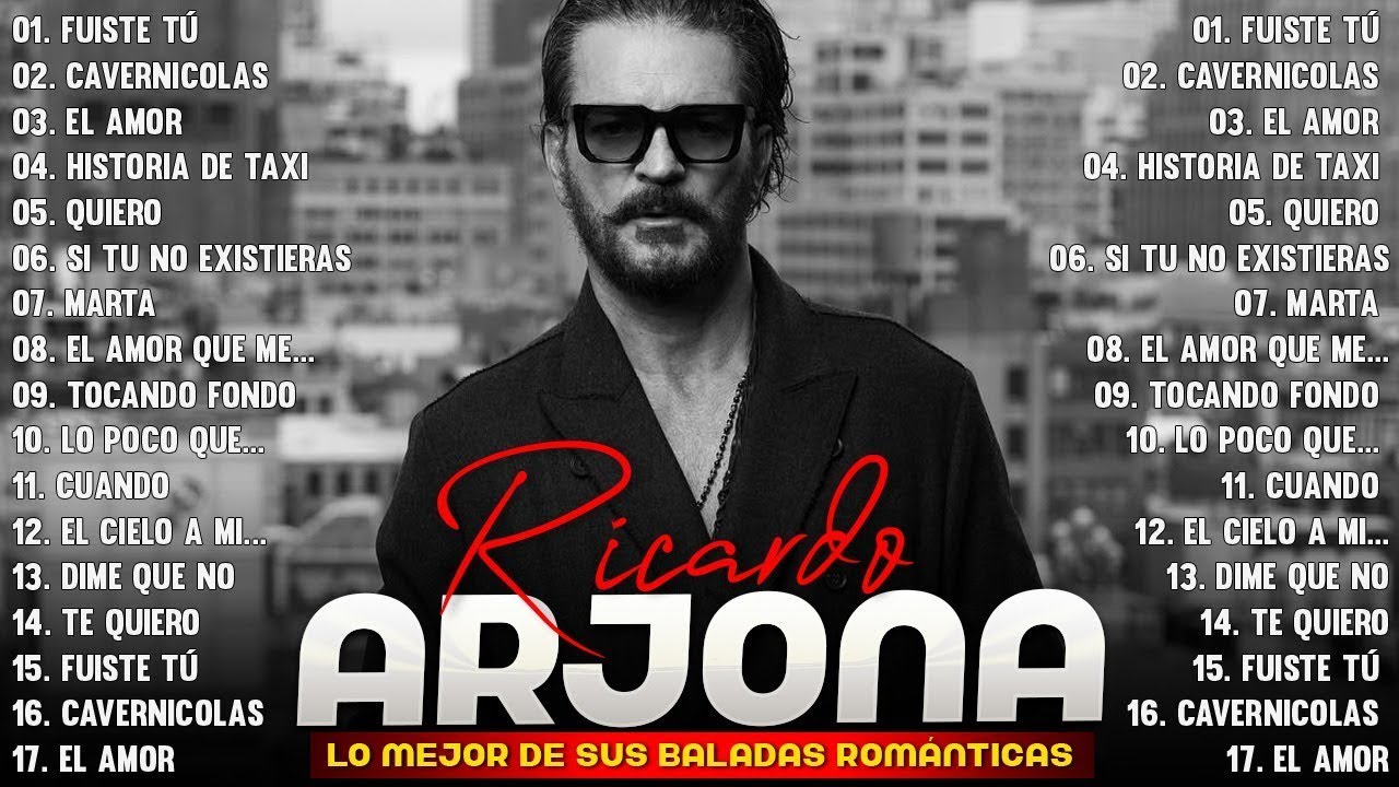 Ricardo Arjona Mix Nuevo 2026 ~ Mix de Éxitos Inolvidables 2026 ~ Sus Mejores Éxitos Románticos