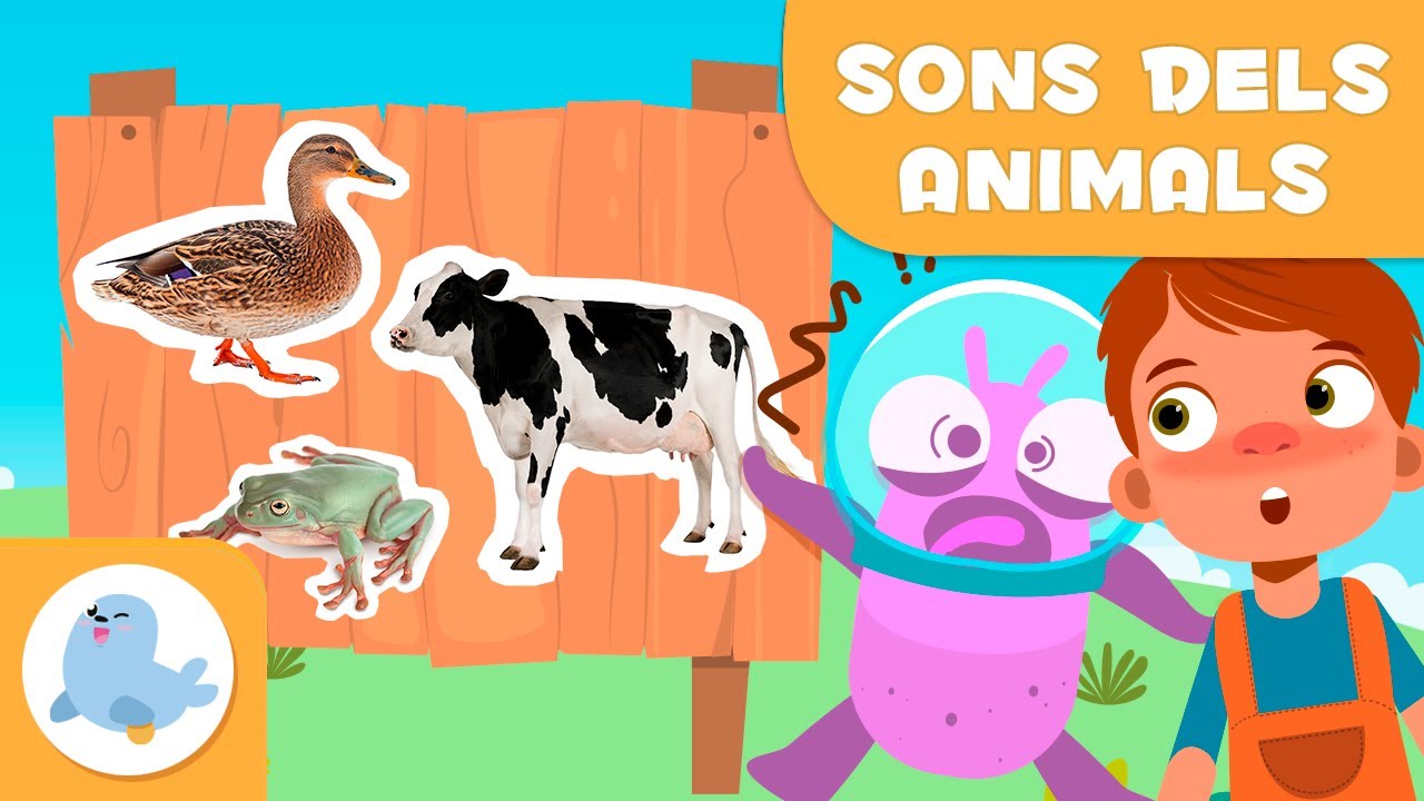 Els SONS DELS ANIMALS per a nens en català - Episodi 1