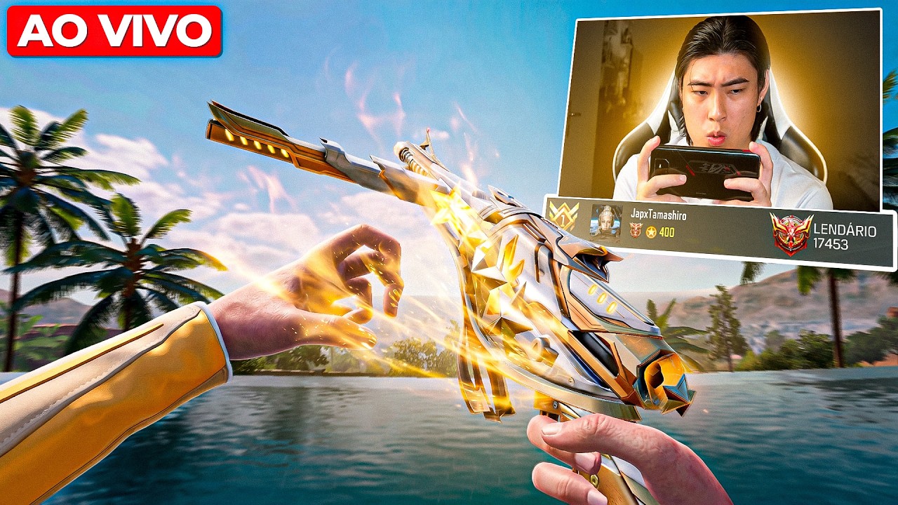 🔴 PEGANDO TOP GLOBAL COM A STEN LEND&Aacute;RIA NO COD MOBILE!