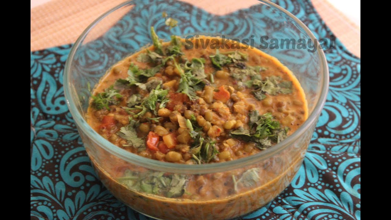 Pasipayar kuzhambhu(பாசிப்பயறு குழம்பு)Sivakasi Samayal / Recipe - 263