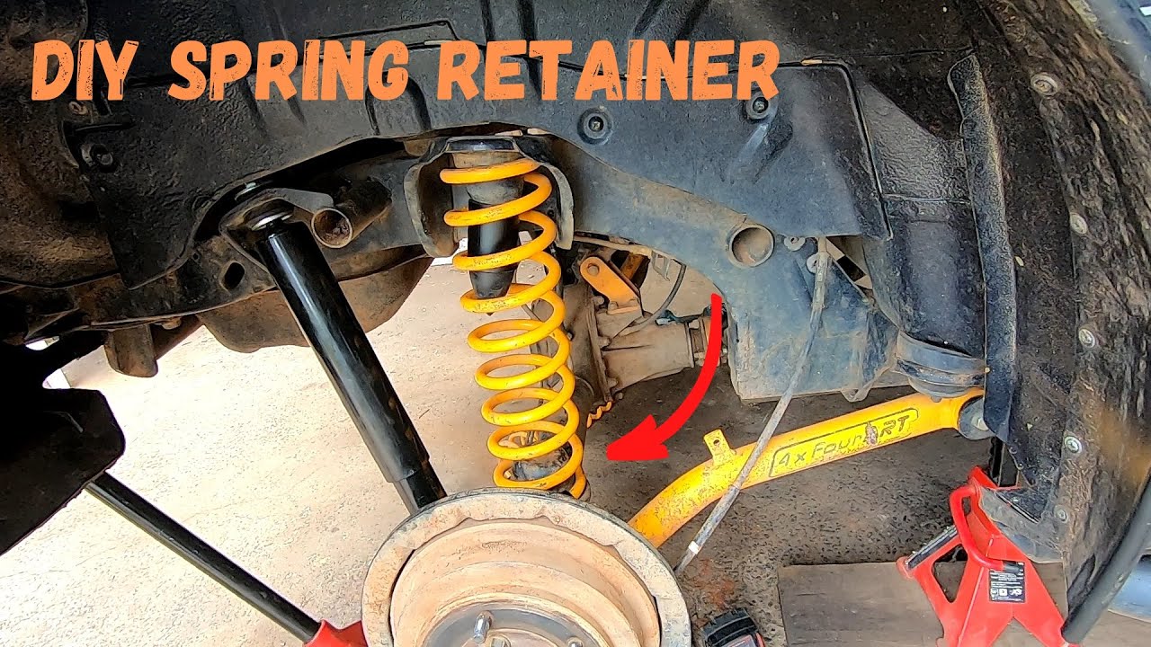 Fabricating Simple Spring Retainers for the Vitara + New Wheel Studs