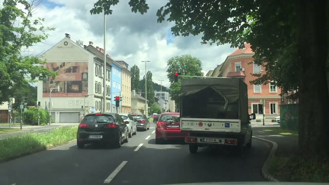 POV driving Austria's second city: Graz - Autobahn A9 to city centre southbound