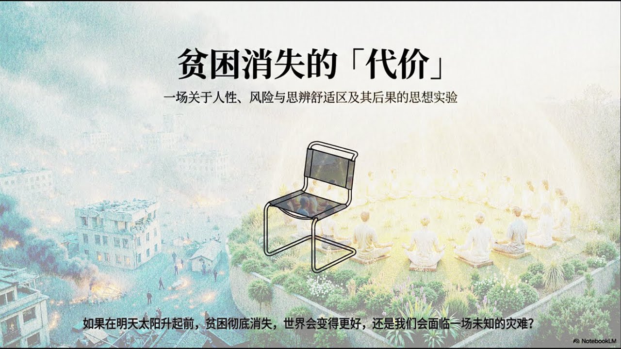 「可以心安理得不作為」的許可：我們提問「解決貧困後世界會怎樣」，核心動機往往不是好奇 ｜「貧困與人性一起昇華」思辨逃避現實  心理分析（不作為的認知機制）科幻寓言（AI 協議化生存）原生之腦只有一個？