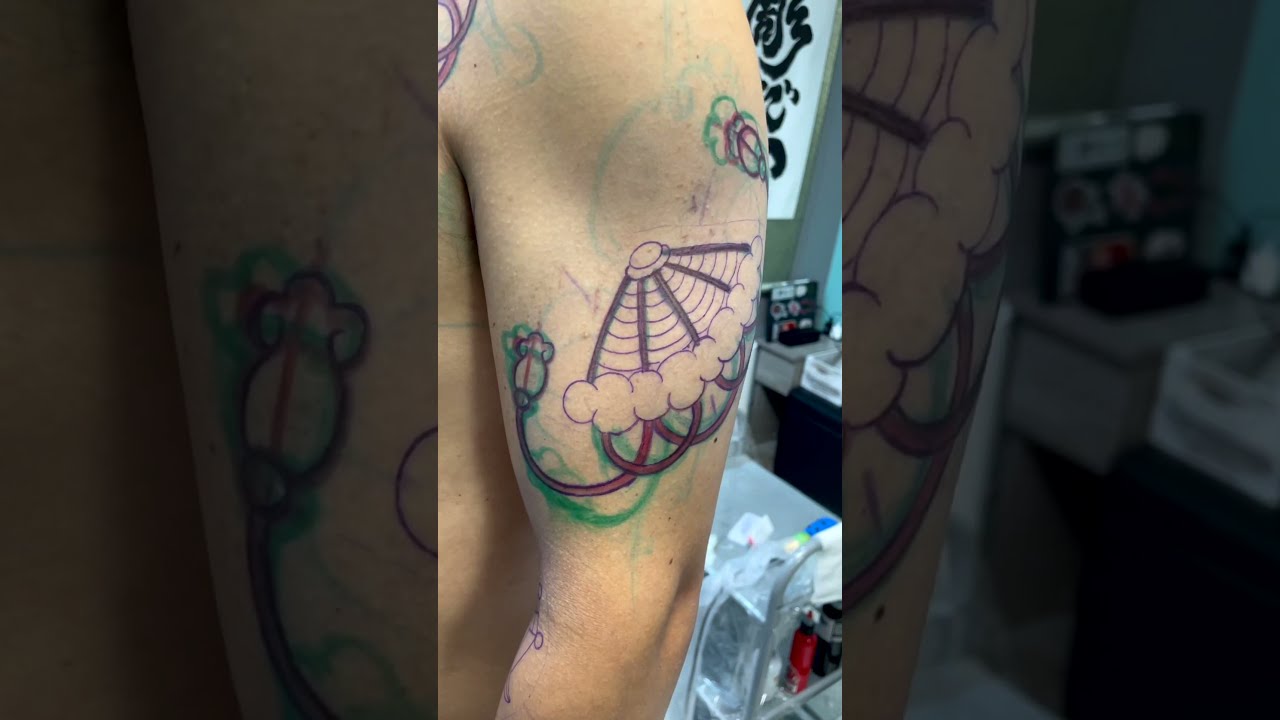 【Horidai tattoo vol.17】転写、フリーハンド施術前の準備