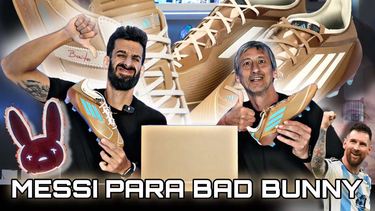 TAN MALOS FUERON LOS BOTINES DE MESSI EN COLABORACIÓN CON BAD BUNNY⁉️🧐