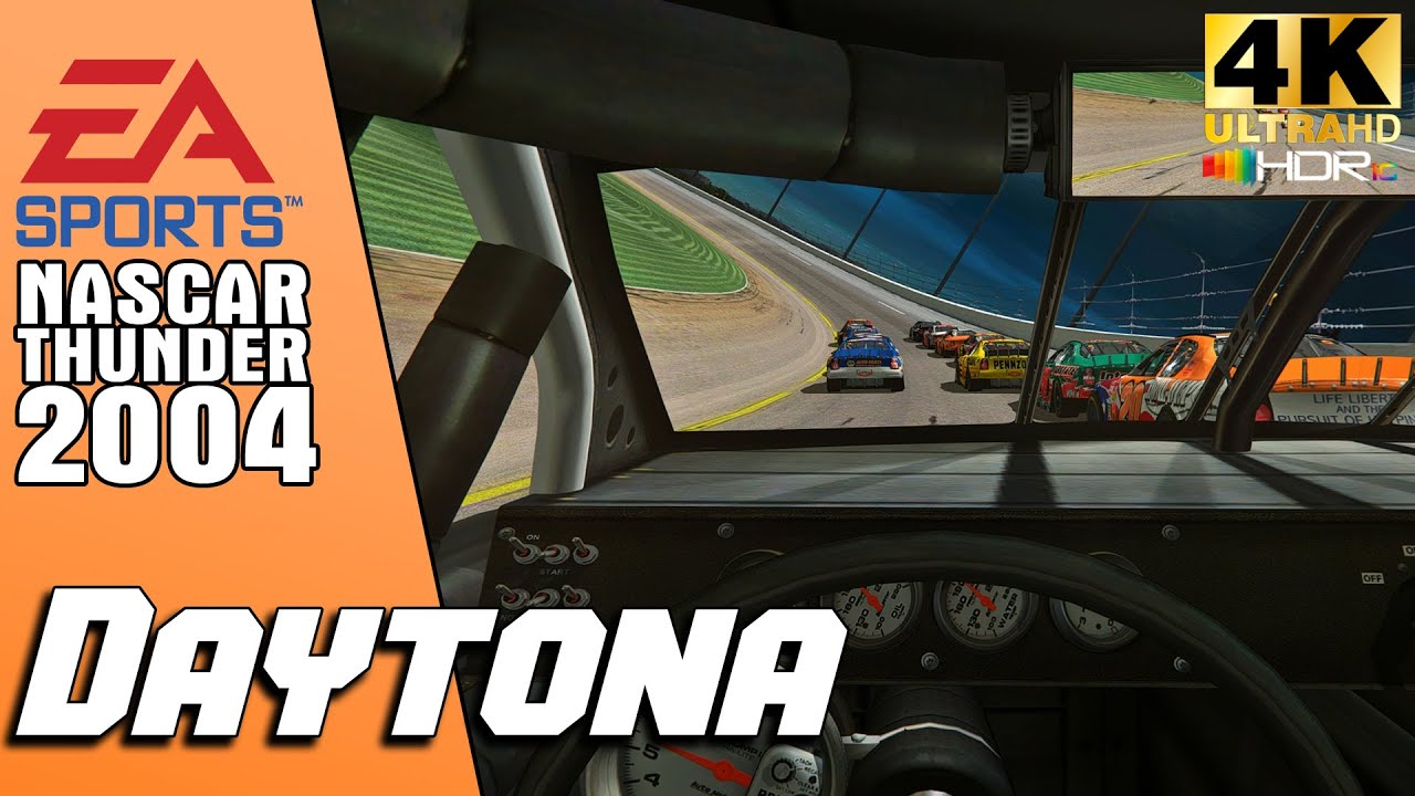 Playing EA NASCAR Thunder 2004 PC in 2024 with Reshade